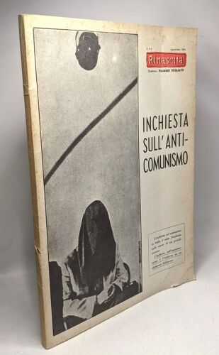 Inchiesta Sull'anticomunismo - Rinascita N°8-9 Agosto-Sett. 1954