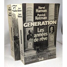 Generation - Tome 1: Les Années De Rêve + Tome 2: Les Années De Poudre