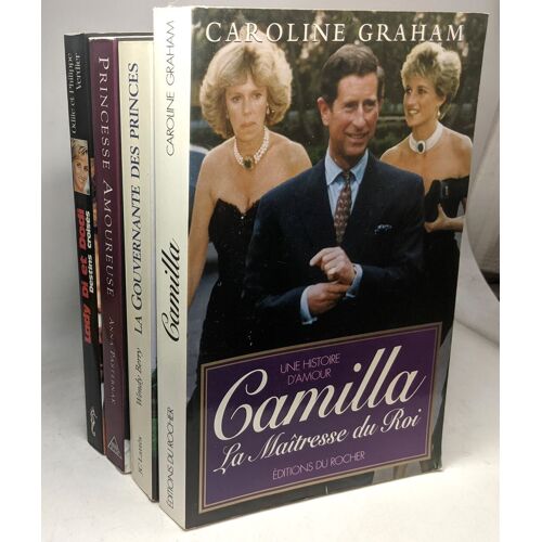 La Gouvernante Des Princes + Camilla + Princesse Amoureuse + Lady Di Et Dodi --- 4 Livres Autour De La Famille Royale Britannique