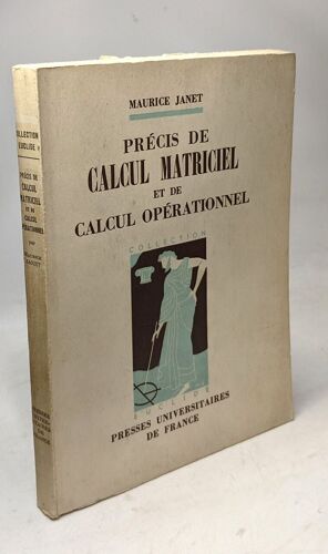 Précis De Calcul Matriciel Et De Calcul Opérationnel