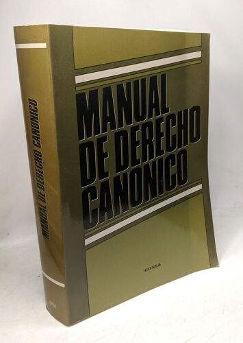 Manual De Derecho Canónico Obra A Cargo Del Instituto Martin De Azpilcueta - Segunda Edicion