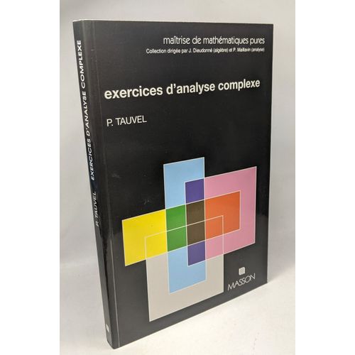 Exercices D'analyse Complexe