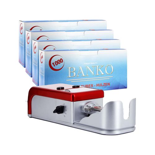 Pack Tubeuse Easy Roller 2.0 + 4 boi¿tes de 1000 Tubes Banko