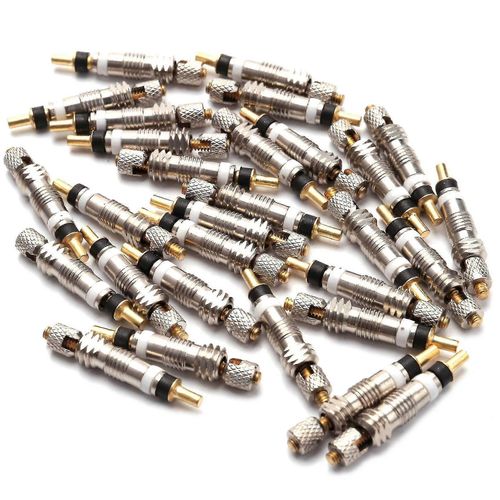 30 Pcs Presta Valve Core Bike Remplacement Tubeless Core Pour Vélo De Route Tubeless,Accessoires De Vélo