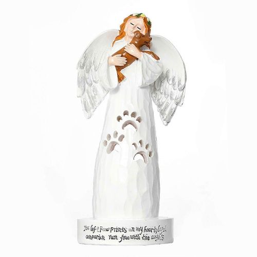 Fée Statue Jardin Ornement Résine Artisanat Ange Statue Bougeur Chandelier Nordic Desktop Deco
