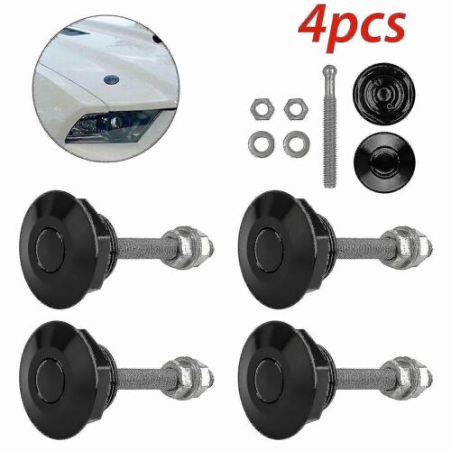 Bouton-Poussoir Démarrage Rapide Capot Pins Lock Clip Car Bumper Latch Kit