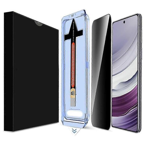Pour Samsung Galaxy S25 Anti Spy Protecteur D'écran En Verre Trempé Avec Outil De Dépoussiérage Automatique