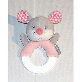 doudou souris vertbaudet hochet