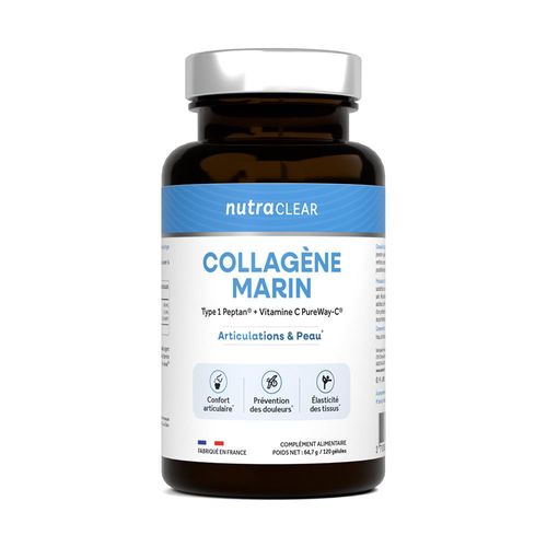 Collagène Marin Peptan® (120 Gélules)| Collagène|Nutraclear 