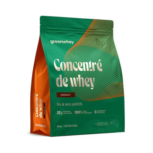 Protéine De Whey (900g)|Chocolat| Whey Protéine|Greenwhey 