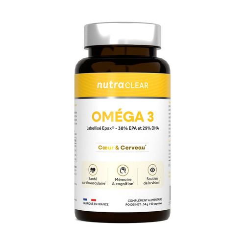 Oméga 3 Epax® (90 Capsules)| Oméga 3|Nutraclear 