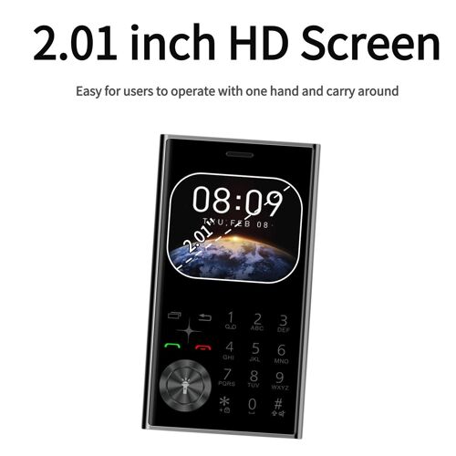 Téléphone Portable 2.01 Pouces Bluetooth FM Lampe Torche Dual SIM Or Or YONIS