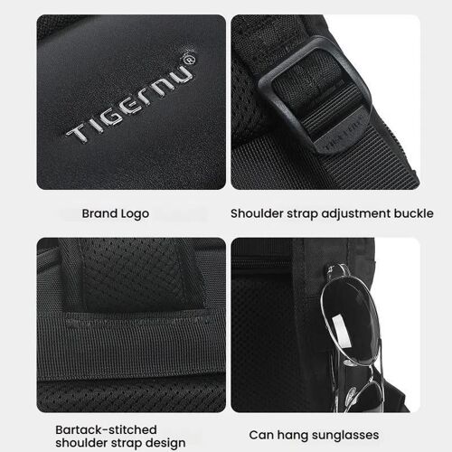 Sac À Dos Ordinateur Étanche Léger Extensible 15.6 Pouces Pour Voyage Affaires YONIS