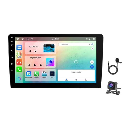 Autoradio Android 13 Écran 9 Pouces GPS Bluetooth Carplay Intégré DAB+ YONIS