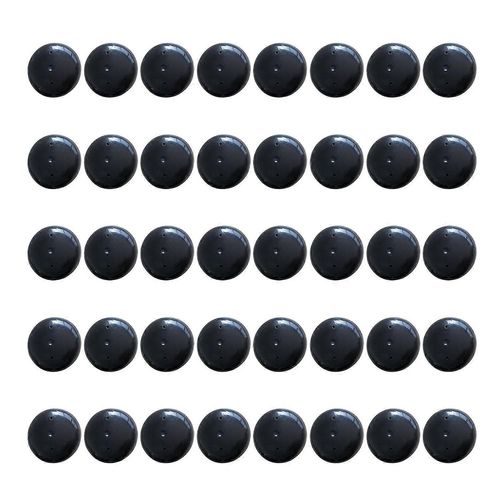 40pcs Meubles De Patio En Fer Forgé Glisse 1 1/2 Ronde Chaise D'extérieur Protection Des Jambes Couverture Sol Prot