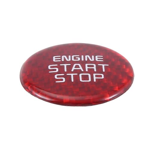 Autocollant De Couvercle De Bouton De Moteur Pour Rouge