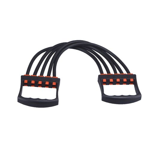 Extenseur Thoracique À Cinq Tubes, Corde De Rallye Multifonctionnelle Amovible Pour Homme - Noir - 62 Cm X 11 Cm