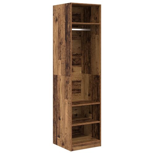 Vidaxl Armoire Bois Ancien 50 X 50 X 200 Cm Bois D'ingénierie