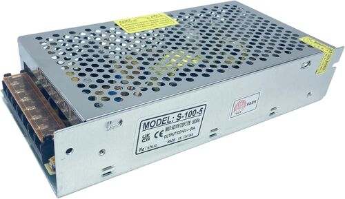 5v 20a 100w Transformateur Stabilisateur De Tension D'alimentation À Découpage Avec Protection Contre Les Courts-Circuits Ac220v À Dc5v Pour L'automatisation Industrielle,Lumières Led