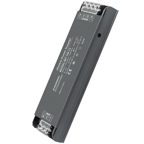 Transformateur LED 12V 150W 12.5A,Alimentation 12V,Transformateur 220V vers 12V,LED Driver Compacte et Robuste pour Lampes et Bandes LED