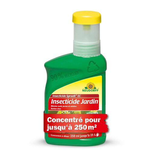 Insecticide Jardin Spruzit Concentr¿¿, 250 ml - Insecticide concentr¿¿ polyvalent anti-insectes et parasites, insecticide ¿¿ base de pyr¿¿thre contre insectes adultes, les larves et les ?ufs