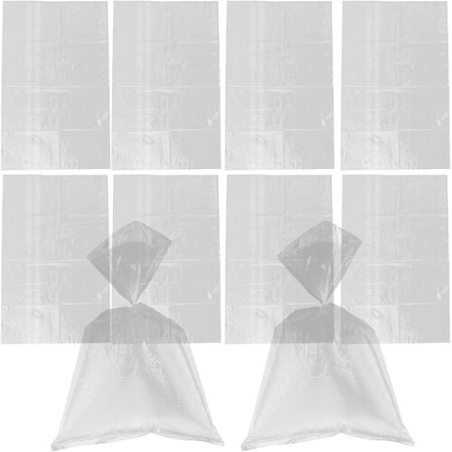 Sjzg-10 Pièces En Peluche Grands Sacs En Plastique Transparents De Rangement De Couette Sacs De Rangement En Plastique Supplémentaires Sacs De Rangement Jumbo Grande