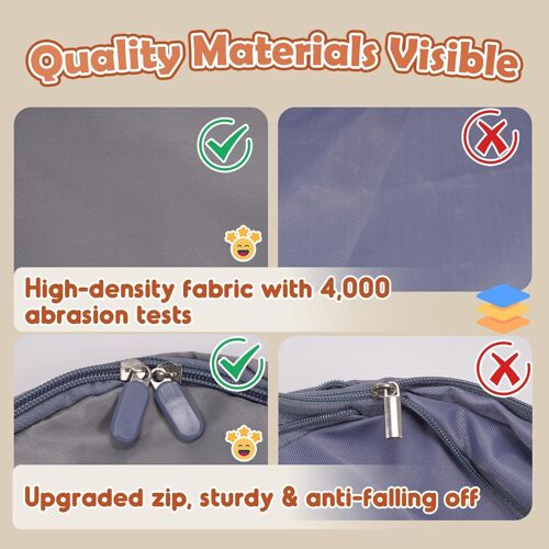 Sjzg-Lot De 2 Sacs De Rangement Ultra Compacts À Auto-Compression, Sacs De Rangement De Couette En Satin De Qualité Supérieure Avec Fermeture Éclair, Sacs D'emballage Pour Couettes Et Vêtements (Gris