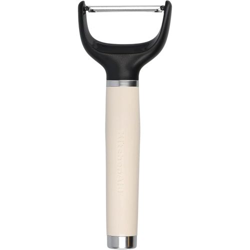 Lbgwp60-Éplucheur Fruits Et Légumes En Y Avec Lame Mobile, Acier Inoxydable - Couleur Blanc Amande