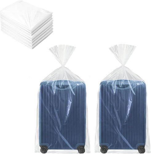 Sjzg-Lot De 10 Grands Sacs De Rangement En Plastique Transparent Extra Larges De 100 X 150 Cm Pour Bagages, Valise, Meubles, Couettes, Chaises, Vélos Pour Enfants, Jouets En Peluche
