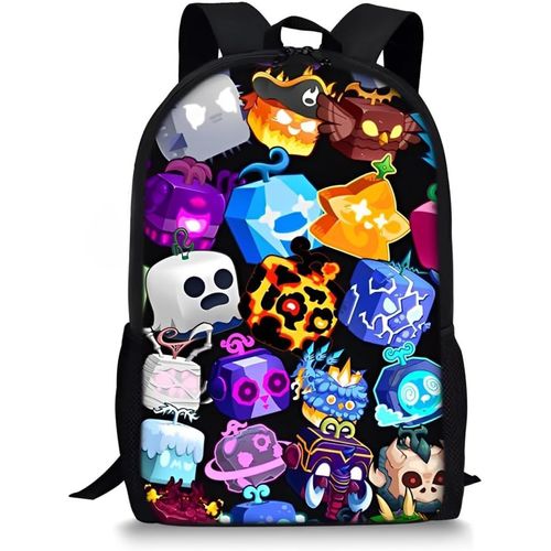Jeu Sac À Dos Pour Enfants Fruits Jeux Cartable Garçon Maternelle École Primaire Sac À Dos Réglable, 30 X 13 X 40 Cm