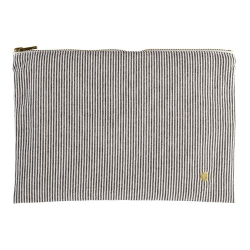 Pochette Finette caviar 19 x 28 x 1 cm La Cerise sur le Gâteau