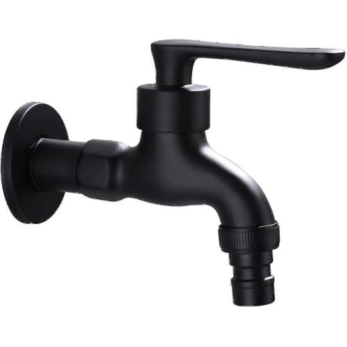 Robinet de jardin extérieur vintage à eau froide avec interface de commande unique (sorties 1/2 pouce - entrées 1/2 pouce), adapté au jardin et au lavage
