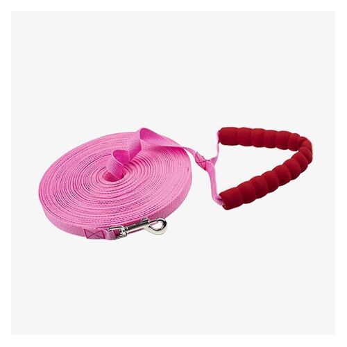 Laisse Pour Chien De Compagnie En Nylon Avec Poignée En Mousse Pour Petits Grands Chiens Chats Accessoires Pour Chiens De Dressage En Plein Air