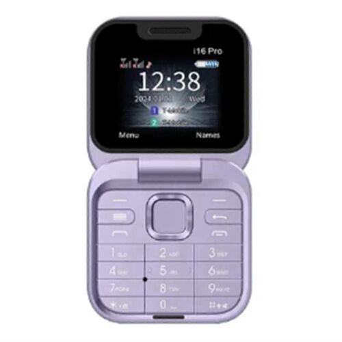Mini Flip Téléphone Portable 2Carte SIM Petit Écran Téléphone Pliable()