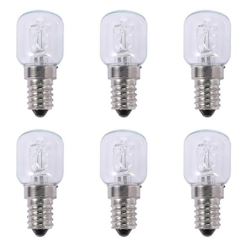 6x E14 Ampoule Haute Température 500 Degrés 25w Ampoule De Four À Bulles Halogène E14 250v 25w Ampoule À Quartz