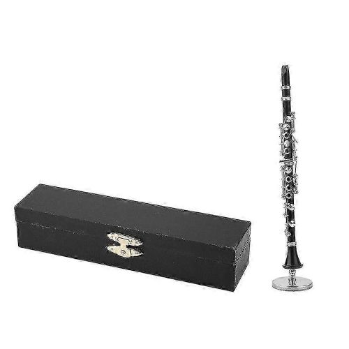 16cm Mini Clarinette Modèle Instrument De Musique Ornements Décoration Affichage