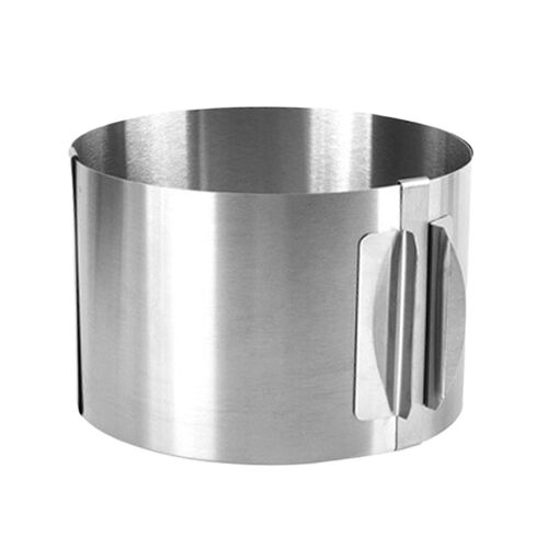 Cercles À Gâteaux Rétractables En Acier Inoxydable Moule À Mousses En Acier Inoxydable Réglable Avec Échelle Pour Les Amateurs De Pâtisserie