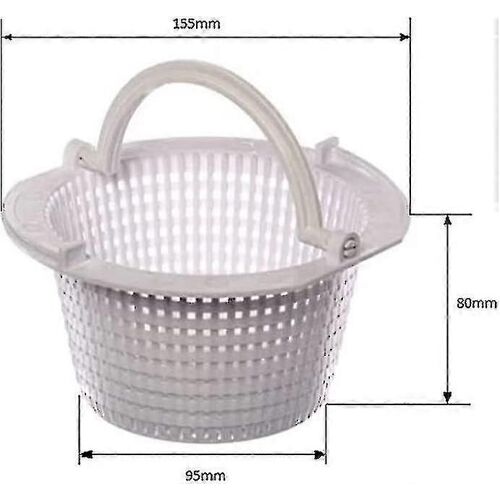 Crépine de panier d'écumoire de remplacement et panier filtrant pour piscines creusées