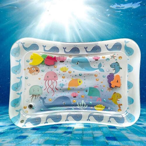 Coussin d'eau gonflable pour bébé Tapis de vie marine 50 * 70cm - Type H