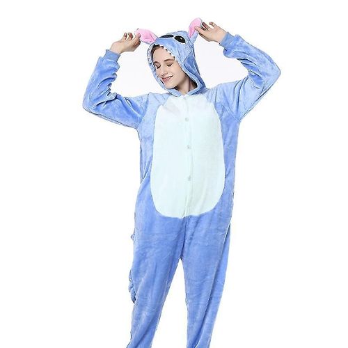 Pyjama Une Pièce En Flanelle Pyjama Adulte (Taille L)