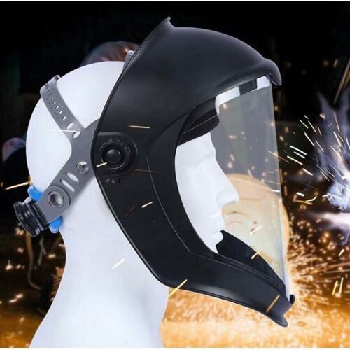 Casque de sécurité avec visière, antibuée, antichute, double bandeau