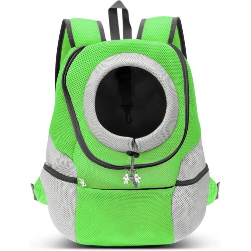 Sac À Dos Pour Chien Portable Et Confortable Sac De Transport Animaux Chien Réglable Voyages Randonnée Sac À Dos Pour Animaux Chat Petit Chien Sac À Bandoulière Vert