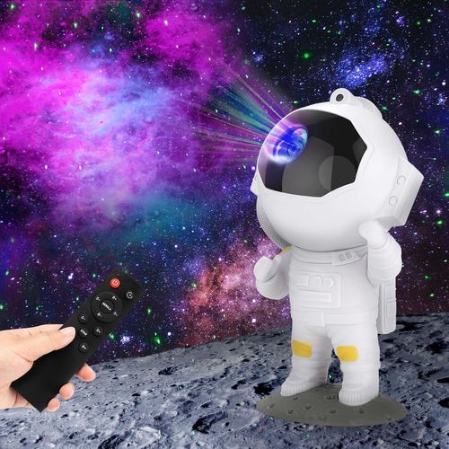 Astronaute Projecteur Galaxie Lampe Veilleuse Astronaute Avec Minuterie Télécommande Nébuleuse Réglable Projection De Ciel Etoilé Pour Chambre Plafond Space Buddy Pour Enfants