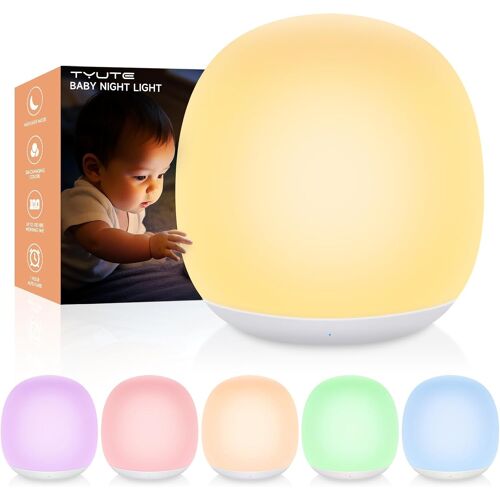 Subzonal-Night Light For Kids, Baby Night Lamp With Stepless Dimming Color Changing Timer Touch Control, Soft Bpa Free Portable Light Lamp For Kids Room Bedroom
