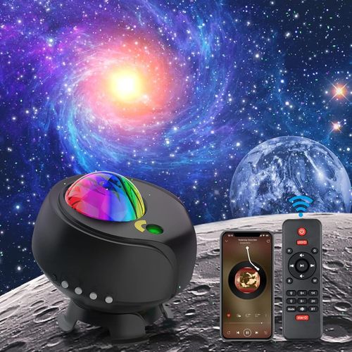 Bnhgc-Projecteur Ciel Étoile, Projecteur Galaxie Avec Haut-Parleur Bluetooth, Pour Chambre Plafond Enfants Adultes