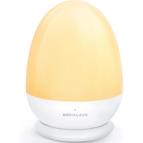 Subzonal-Veilleuse Pour Enfant, Veilleuse Pour Bébé Avec Socle De Chargement Stable, Lampe Nuit À Dimmable Pour L'allaitement Avec Minuterie De 1h & Contrôle Tactile, Jusqu'à 200h