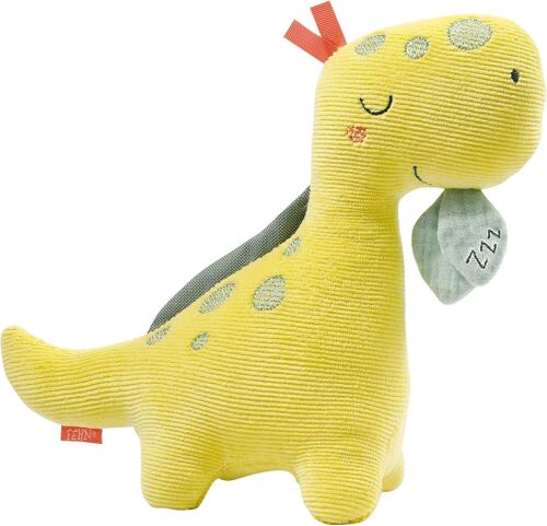 Veilleuse Dino - Doudou Avec Broderie ""Glow-In-The-Dark"" - Aide Au Sommeil Pour Bébé Comme Veilleuse, Lampe D'allaitement, Lampe De Nuit & Lampe De Lit - Pour Bébés & Enfants À Partir De 0+ Mois