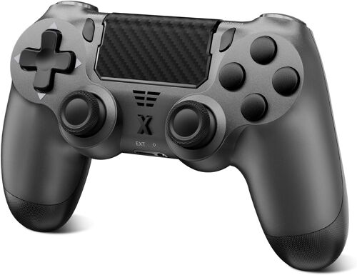 Manette Sans Fil Pour Ps4,Contrôleur De Jeu Pour Ps4/Pro/Slim/Pc¿Gamepad Joystick Avec Turbo/Bouton Retour/Double Vibration/6-Axes Gyro Sensor/Panneau Tactile