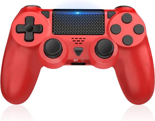 Manette Sans Fil Pour Ps4 Avec Joystick Tactile Turbo Double Vibration, Jack Audio 3,5 Mm