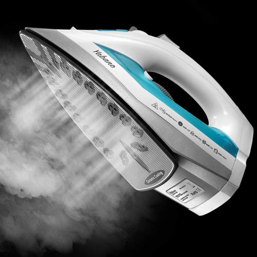 Fer A Repasser Vapeur - 2400W, 350 Ml - Vert Clair (Anti-Tartre, Système Anti-Goutte, Semelle En Céramique, Fonction D'Auto-Nettoyage)